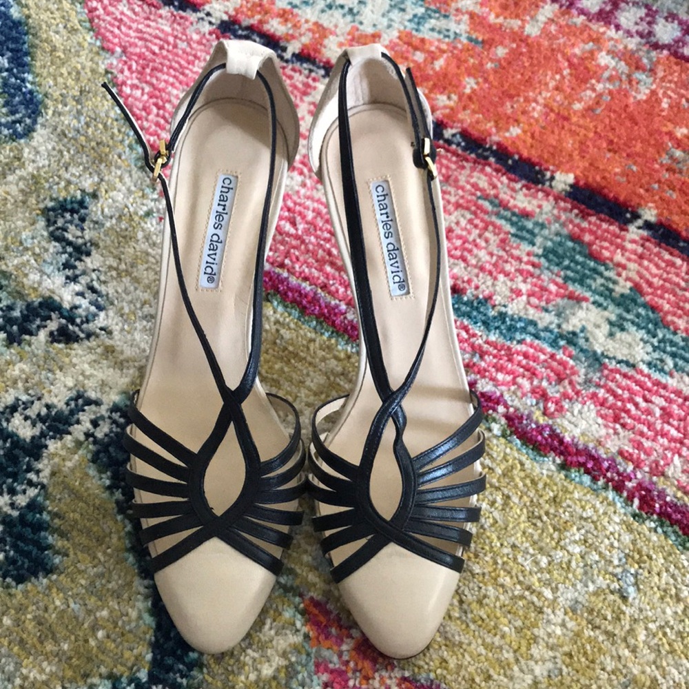 New Charles David open-side heels!!
